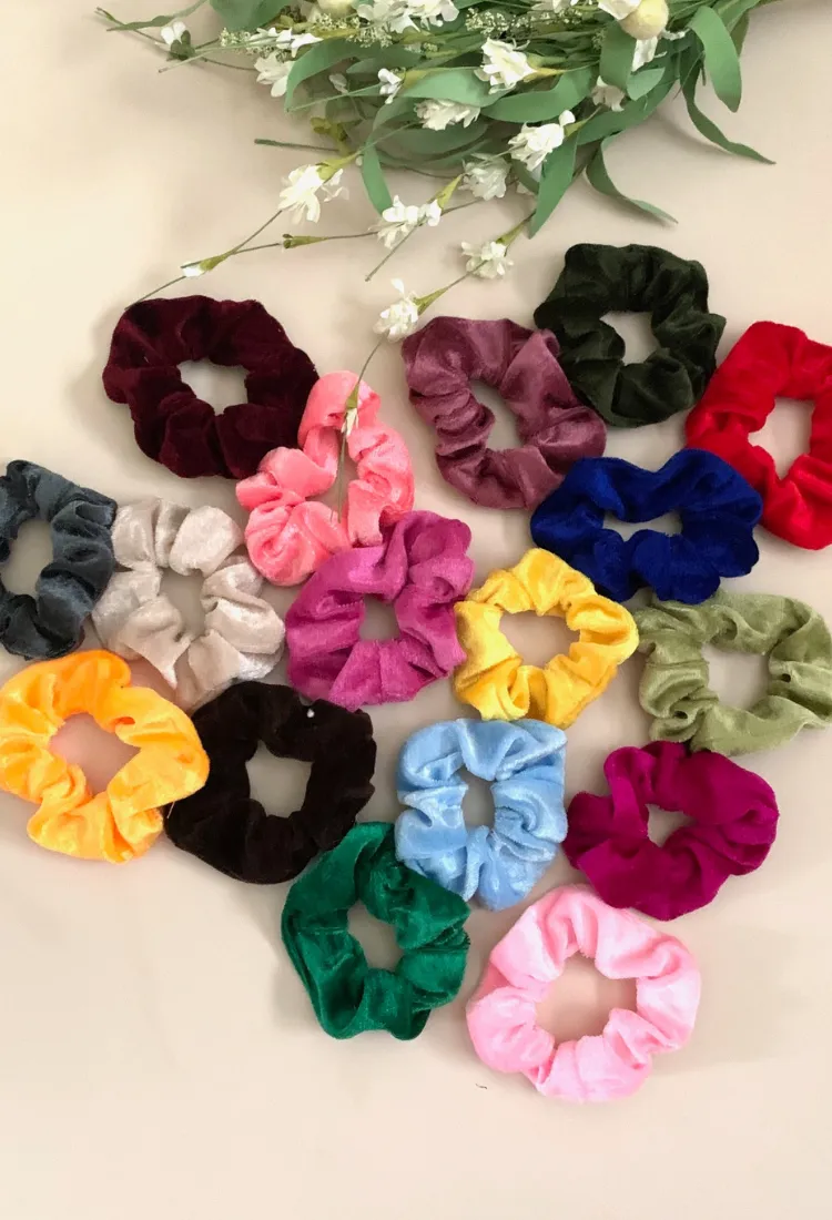Velvet Plush Scrunchies