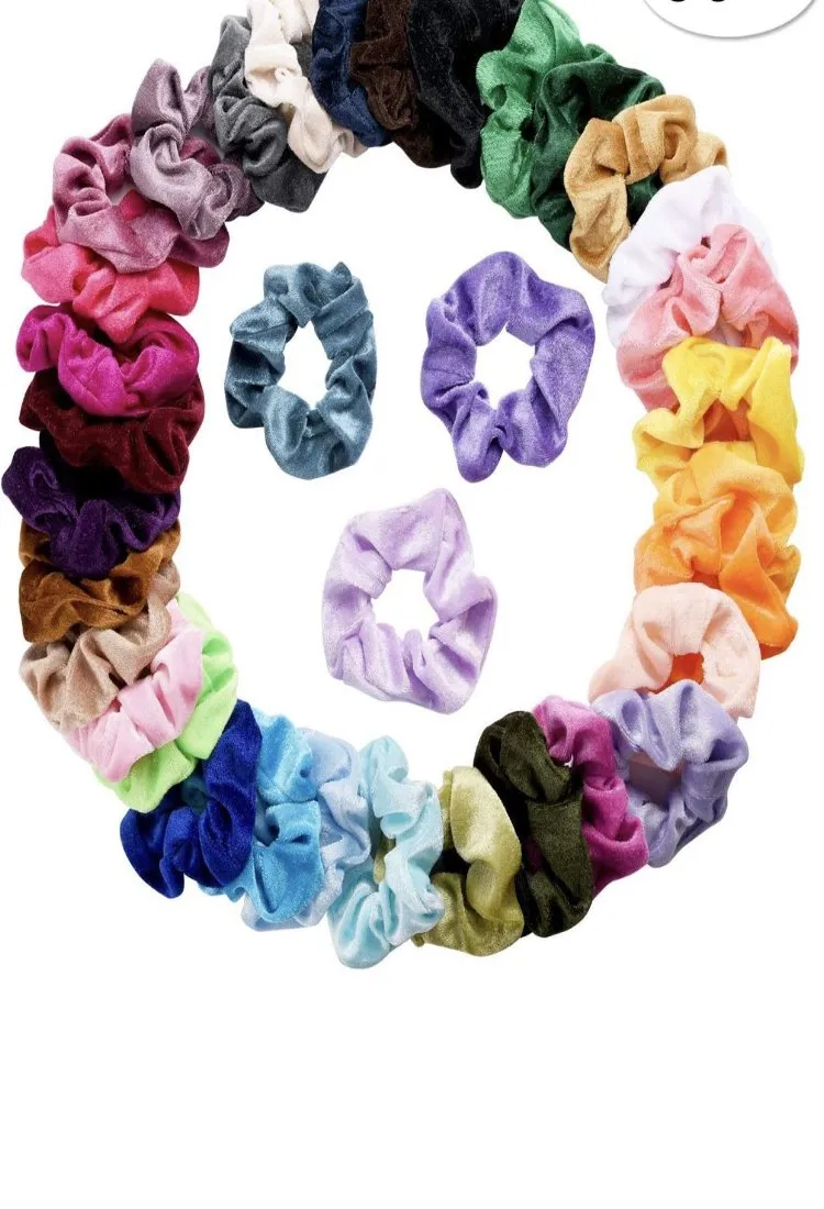 Velvet Plush Scrunchies
