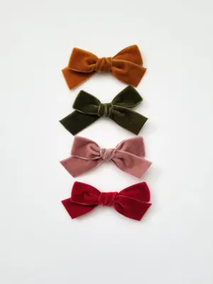 Velvet School Girl Bows