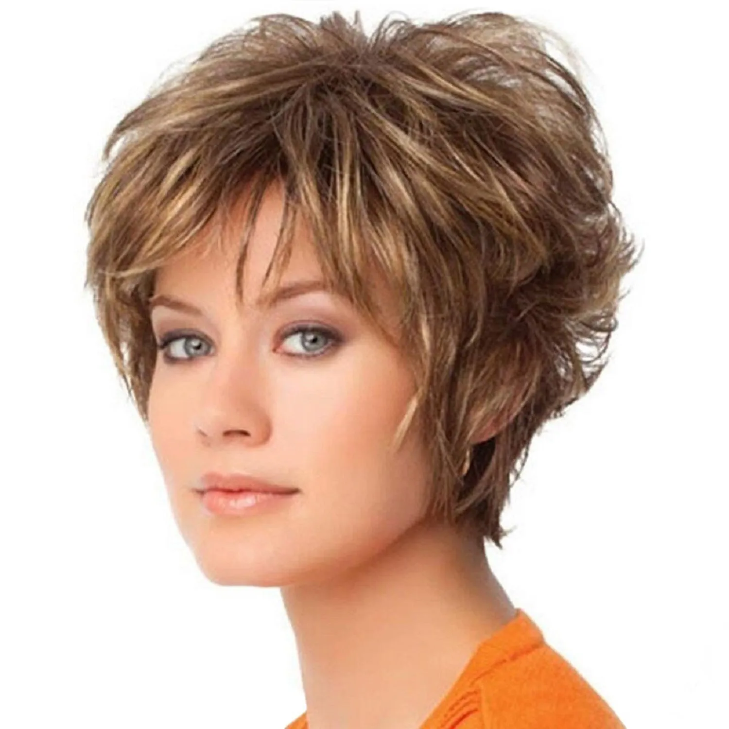 Virginia | Blonde Short Pixie Cut Straight Synthetic Hair Wig