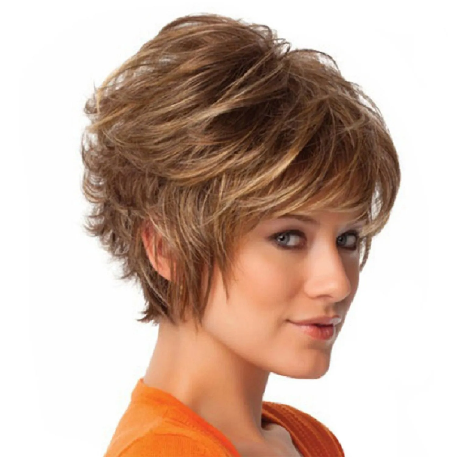 Virginia | Blonde Short Pixie Cut Straight Synthetic Hair Wig