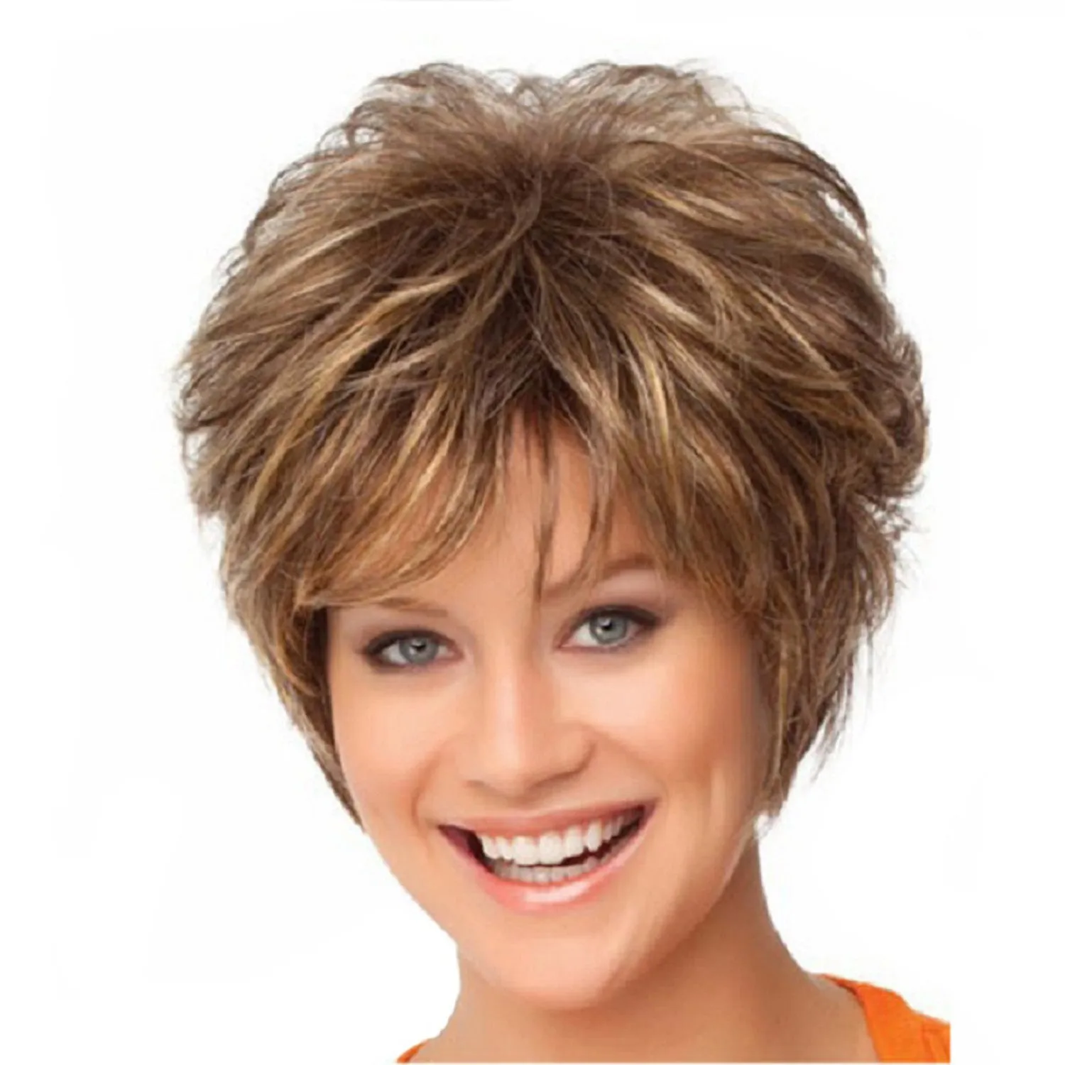 Virginia | Blonde Short Pixie Cut Straight Synthetic Hair Wig