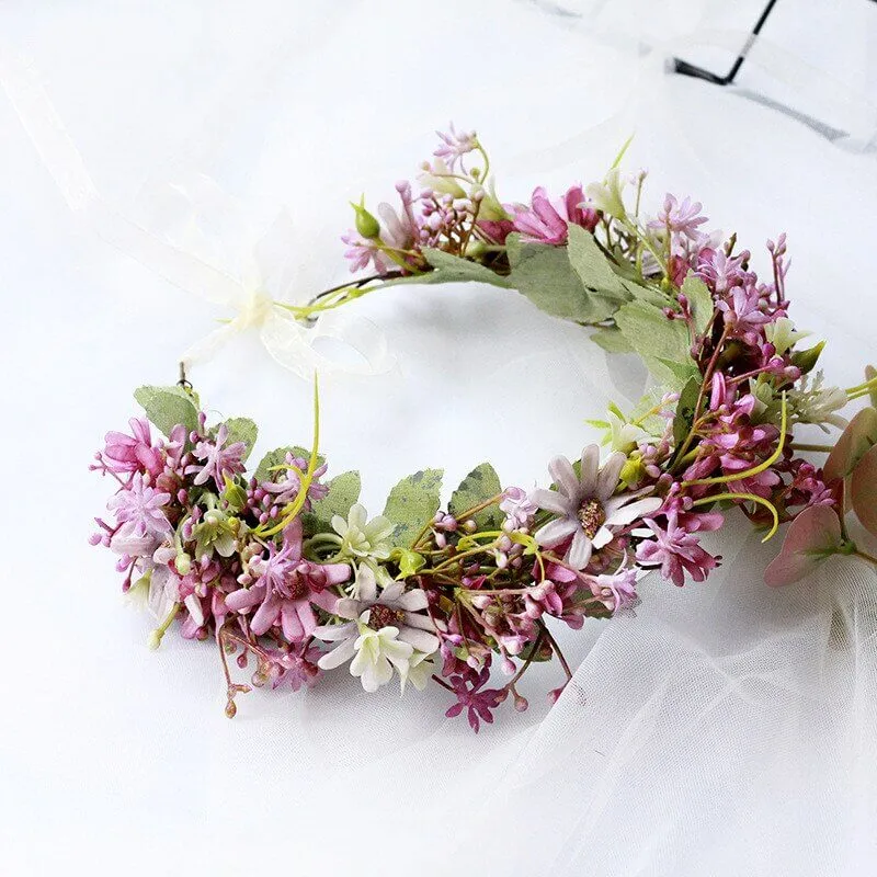 Whimsical Lavender Flower Garland