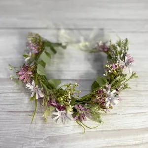 Whimsical Lavender Flower Garland