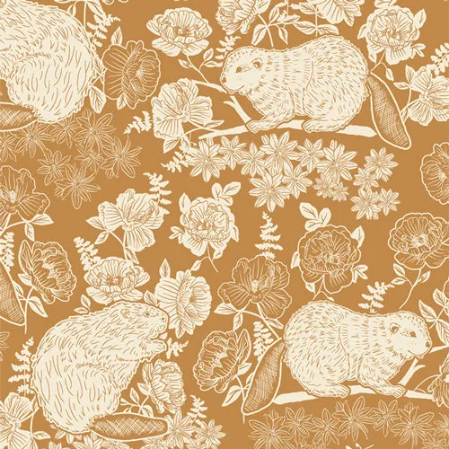 Wild Forgotten Beaver and Bloom in Bramble by Bonnie Christine