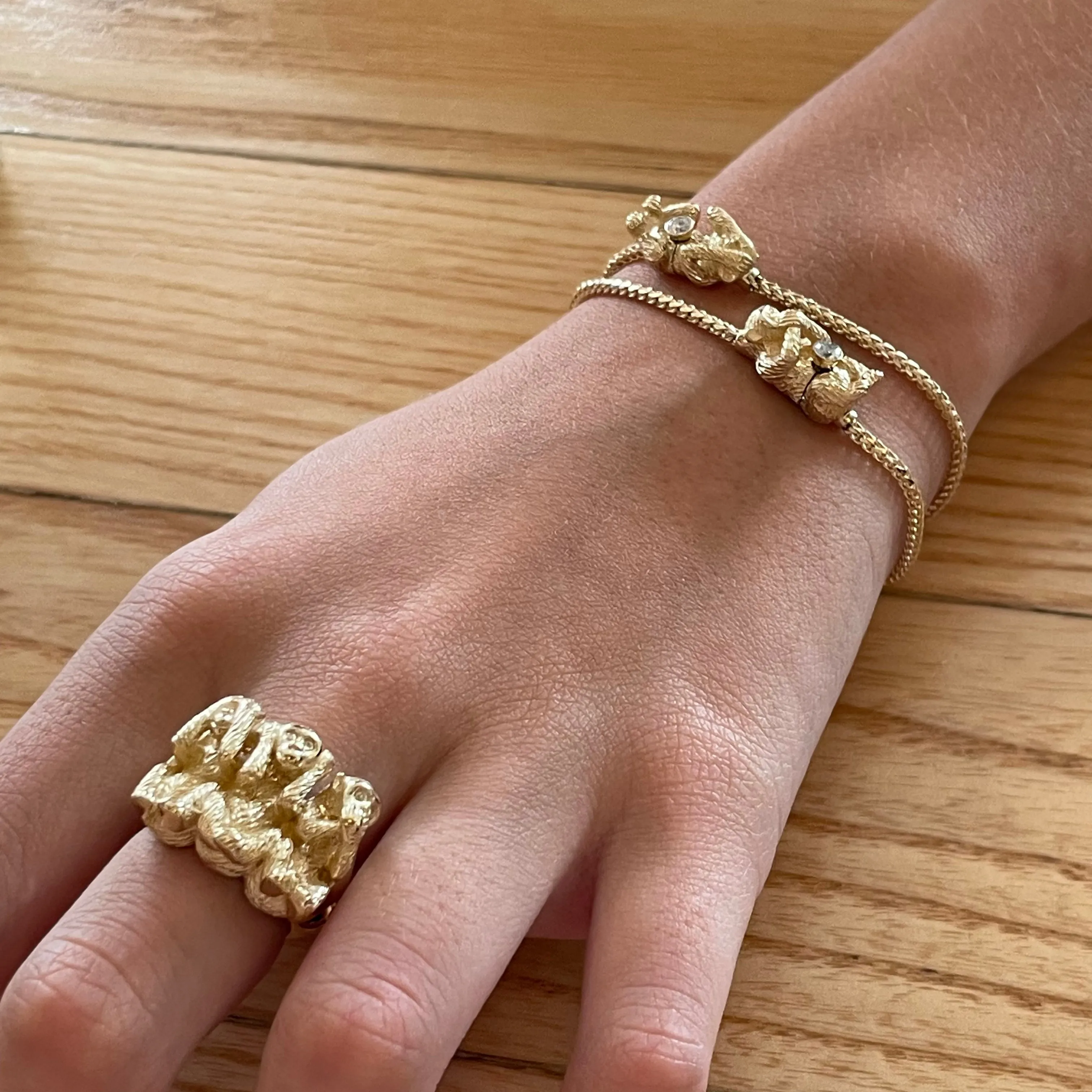 Wise monkeys Bracelet
