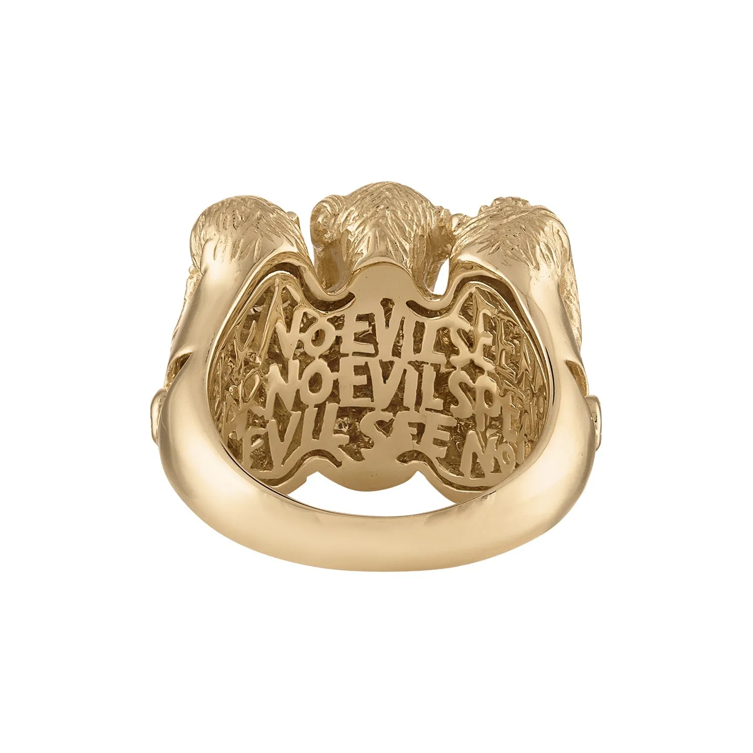 Wise Monkeys Ring