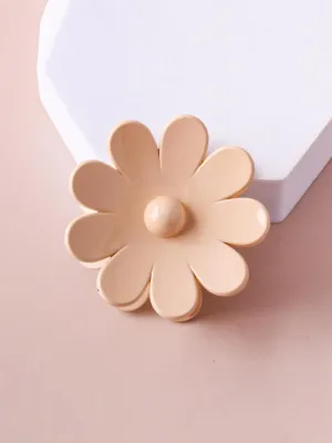 WOMEN'S ASSORTED COLORS FLOWERS HAIR CLAW CLIPS