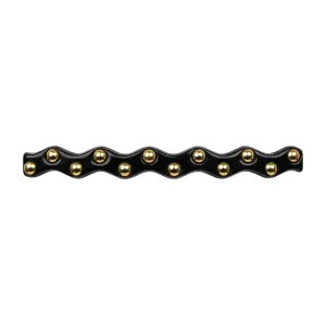 Zig Zag Stud Black Hair Clip