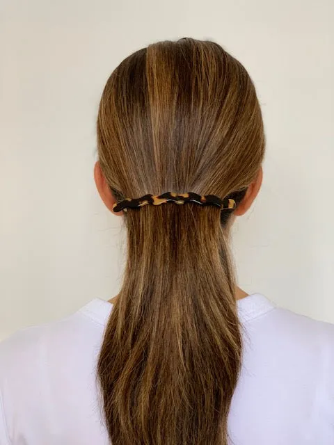 Zig Zag Tortoiseshell Hair Clip