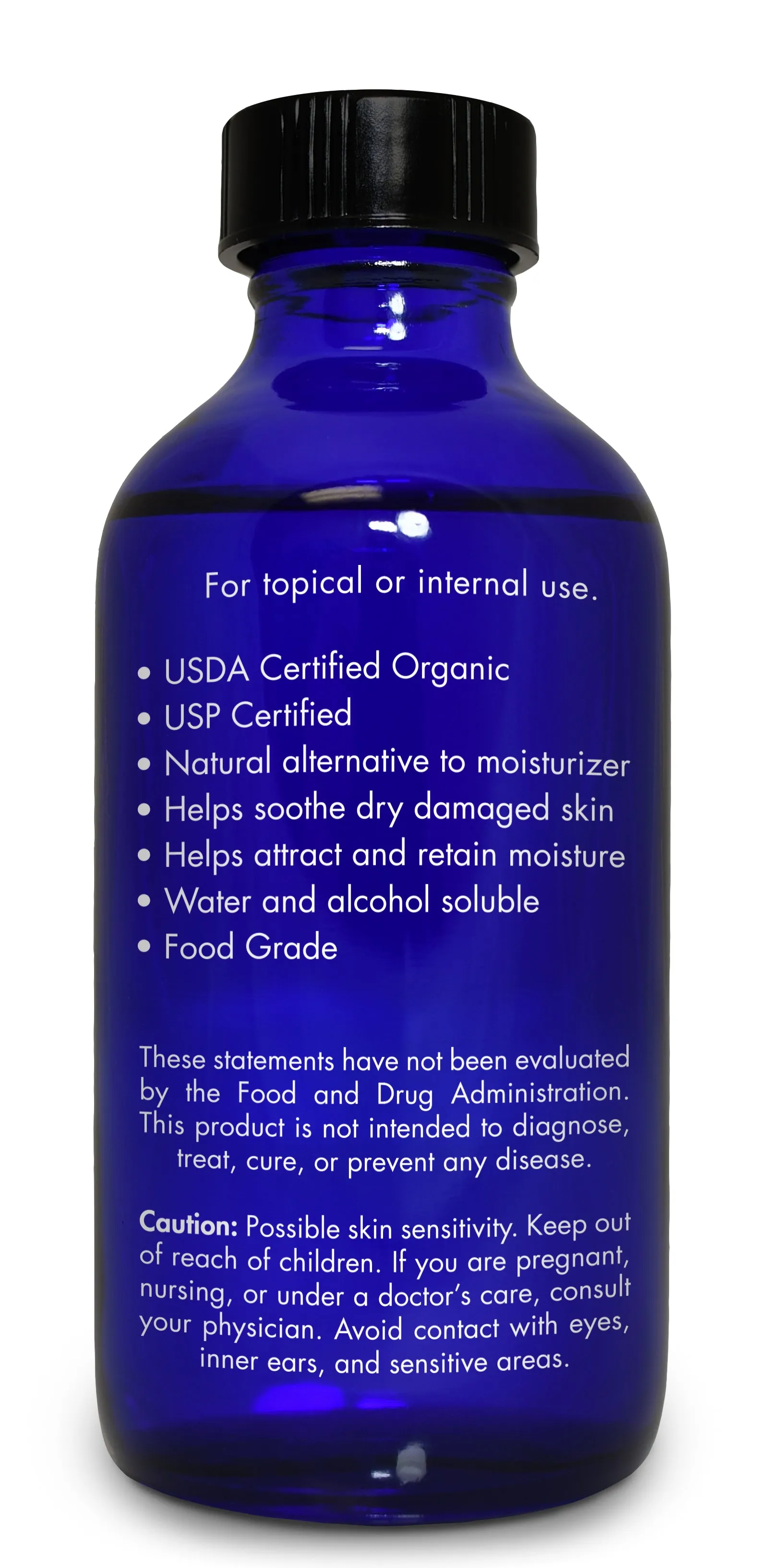 Zongle USDA Certified Organic Vegetable Glycerin, Safe To Ingest, USP Certified, 4 Oz